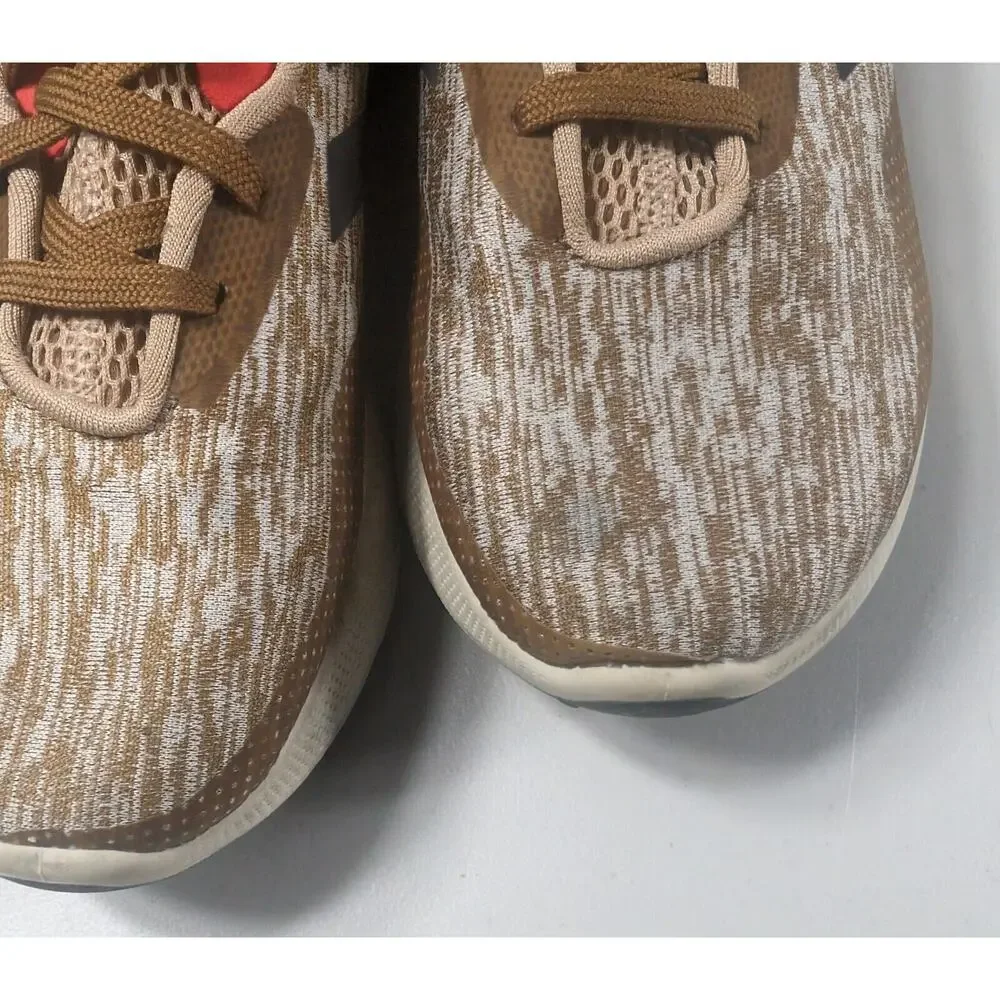 Adidas Shoes Mens Size 8.5 Purebounce+ Raw Desert Brown Tan Sneakers - Picture 2 of 8